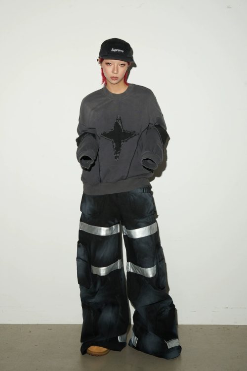 Street Dark Dirty Cargo Pants