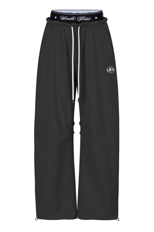 Street Zip Up Hoodie / Double Waist Sweatpants