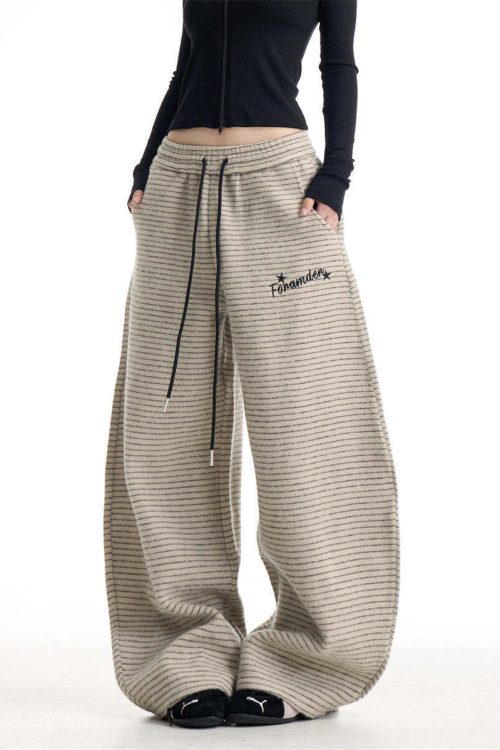 Striped Casual Sweatpants