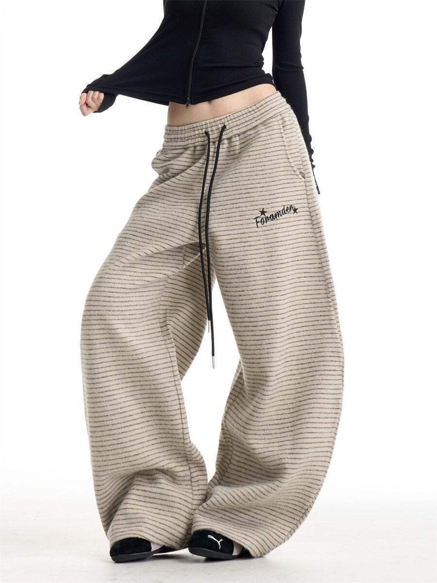 Striped Casual Sweatpants