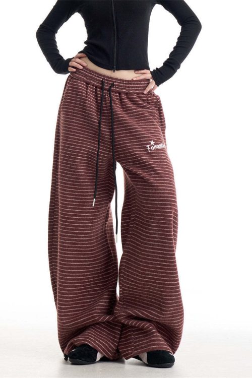 Striped Casual Sweatpants