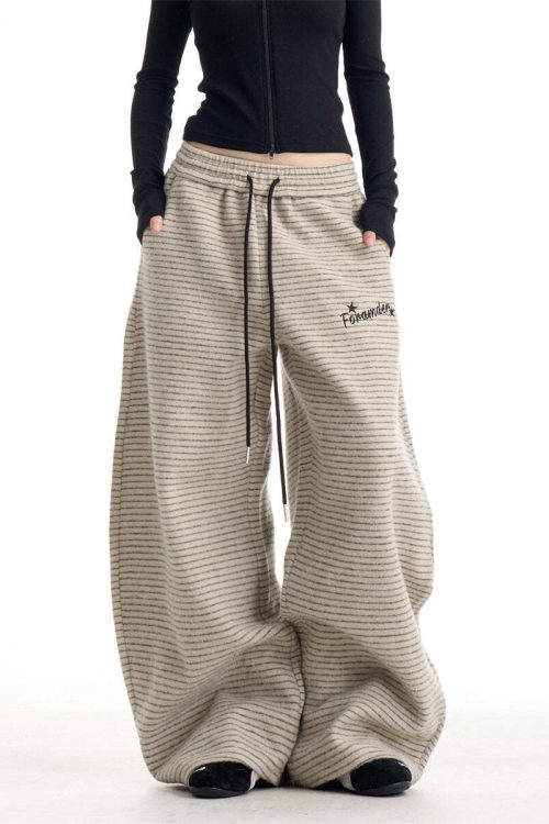 Striped Casual Sweatpants