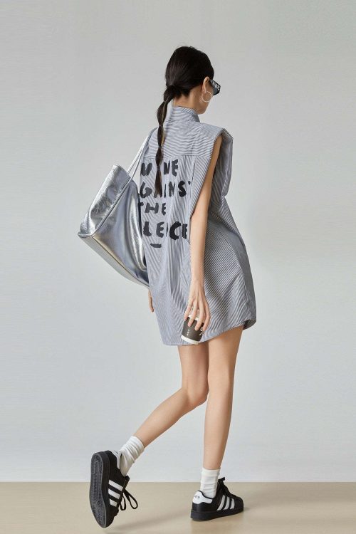 Striped Sleeveless Shirt / Shorts