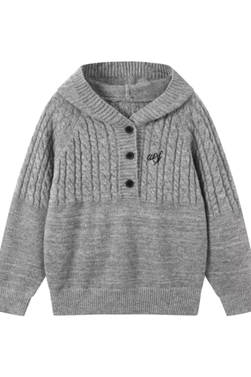 Tailored Jacket / Half-Button Long Sleeve Top / Knit Skirt