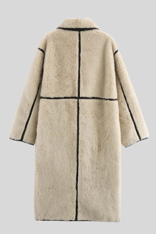 Teddy Trim Coat