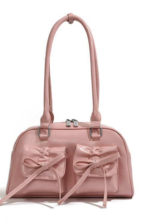 The Galactic Satchel Bow Leather Shoulder Bag