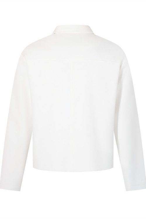 Trendy Stylish High Street Solid Color Pilot Collar Jacket