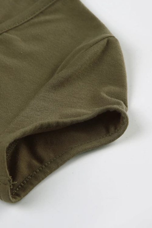 V Neck Cross Wrap Top