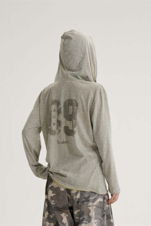 V-Neck Long Sleeve Top