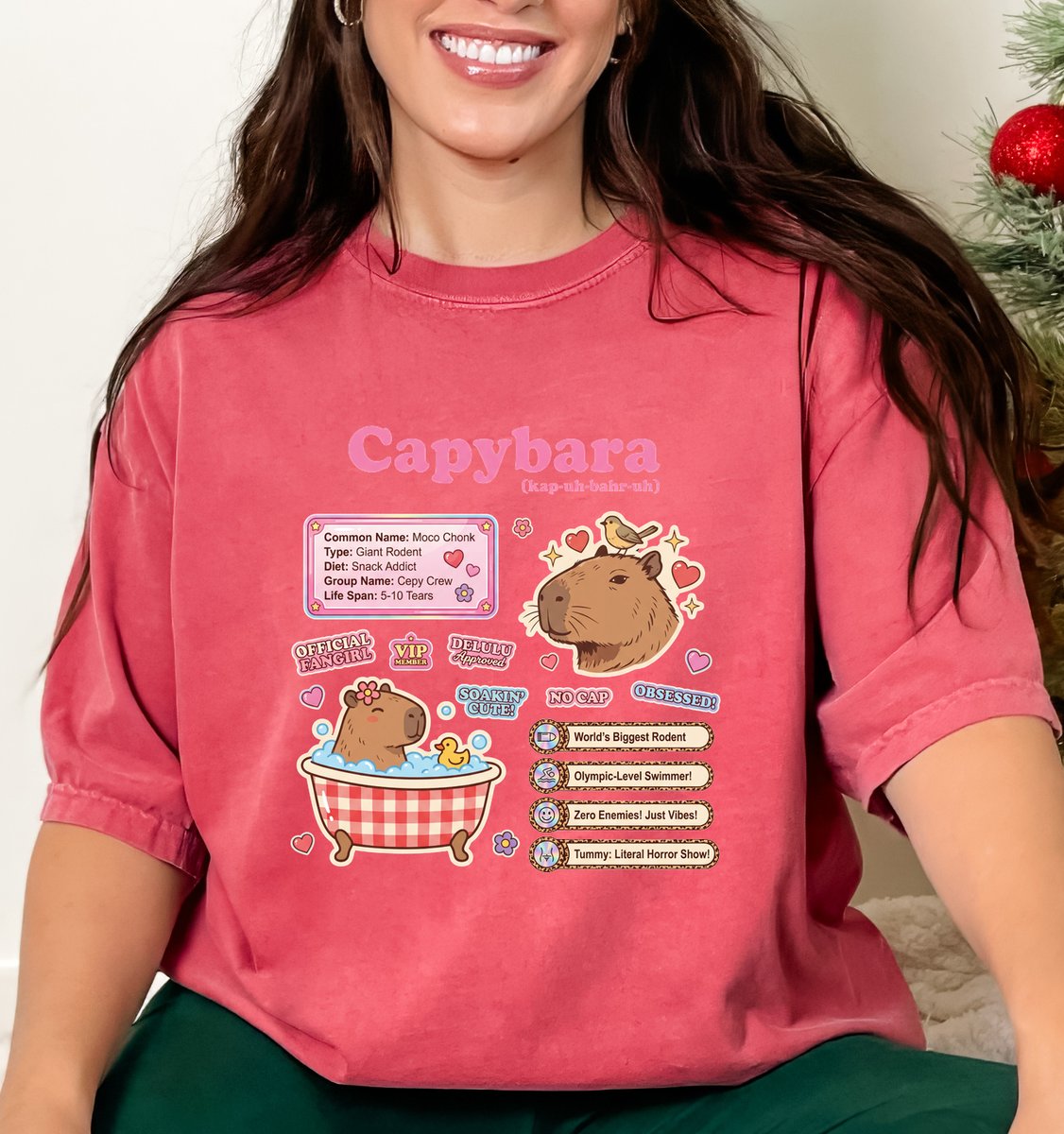 Vintage Capybara T shirt Science Theme Graphic Tee 5 tshirt