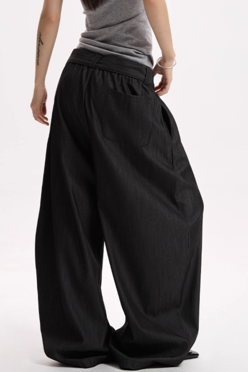 Vintage Drape Casual Pants