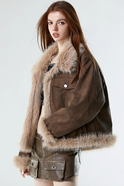 Vintage Mouton Coat