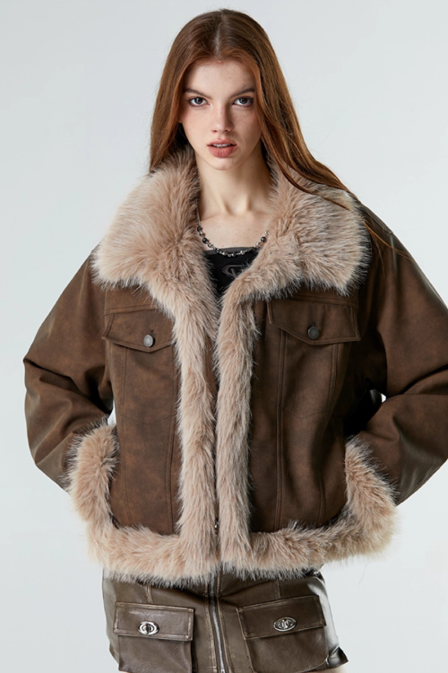 Vintage Mouton Coat