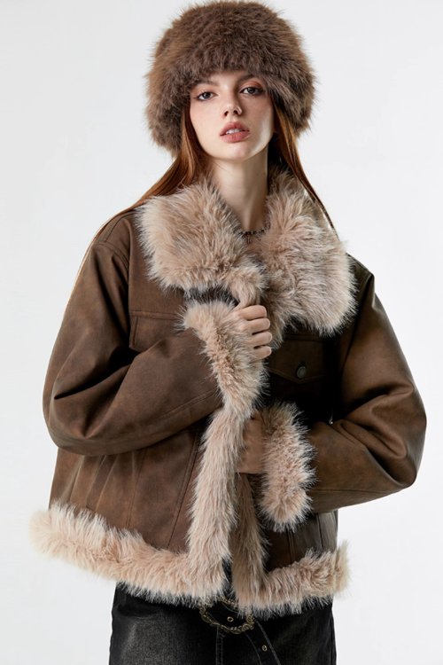 Vintage Mouton Coat