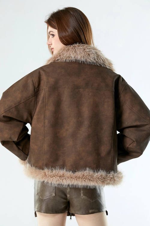 Vintage Mouton Coat