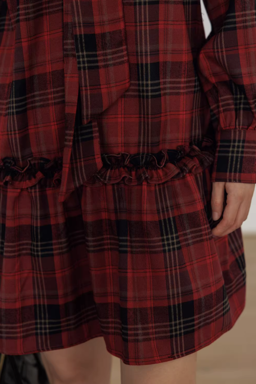 Vintage Plaid Dress