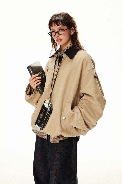 Vintage Style Work Blouson