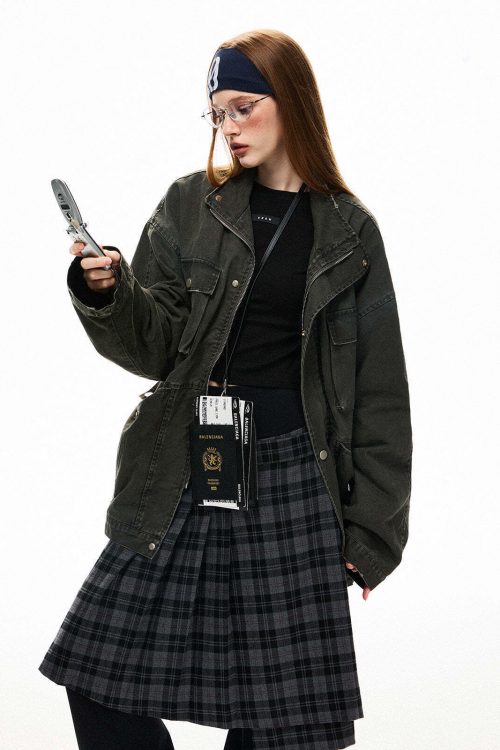 Vintage Washed Workwear Jacket