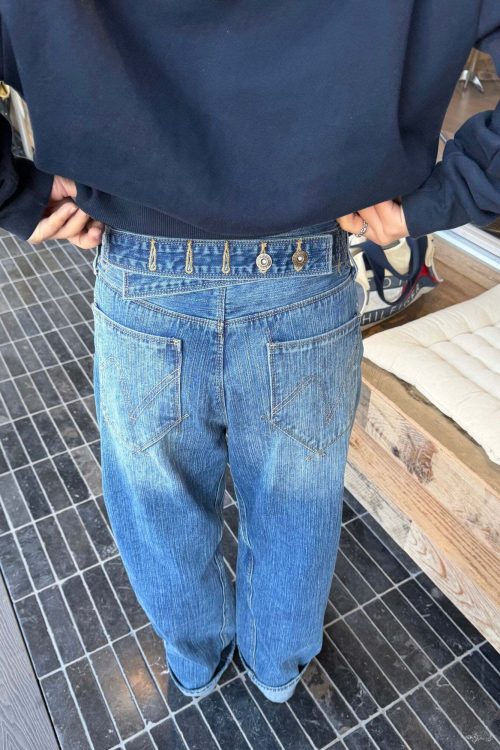 Vintage Wide Denim Pants