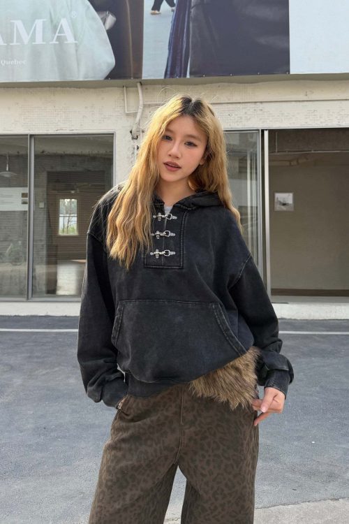Washed Water Vintage Hoodie