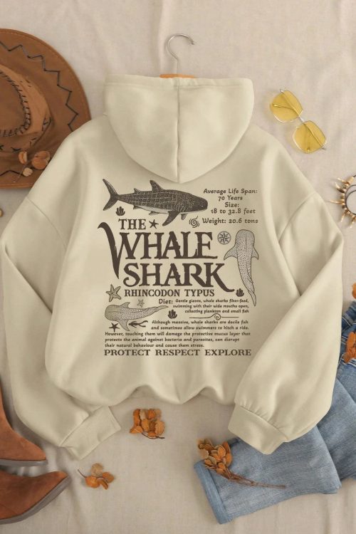 Whale Shark Graphic Hoodie