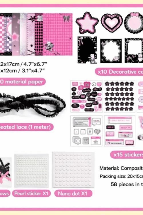 White Kawaii Y2K Convertible Ita Bag with Clear Window for Photocards and Pins