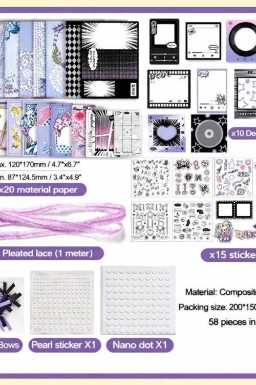 White Kawaii Y2K Convertible Ita Bag with Clear Window for Photocards and Pins