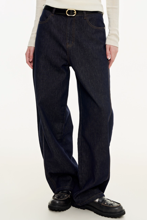 Wide Denim Pants