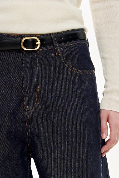 Wide Denim Pants