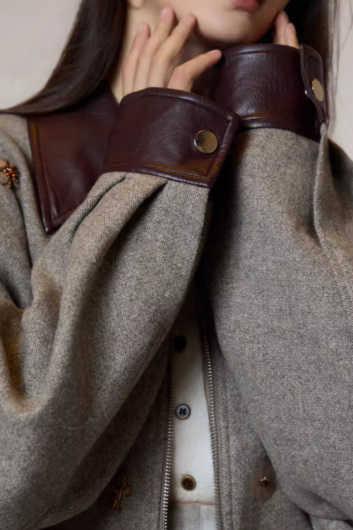 Wool Blend Tweed Jacket