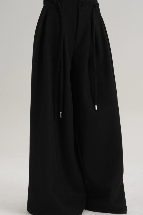 Wool Wide Pants
