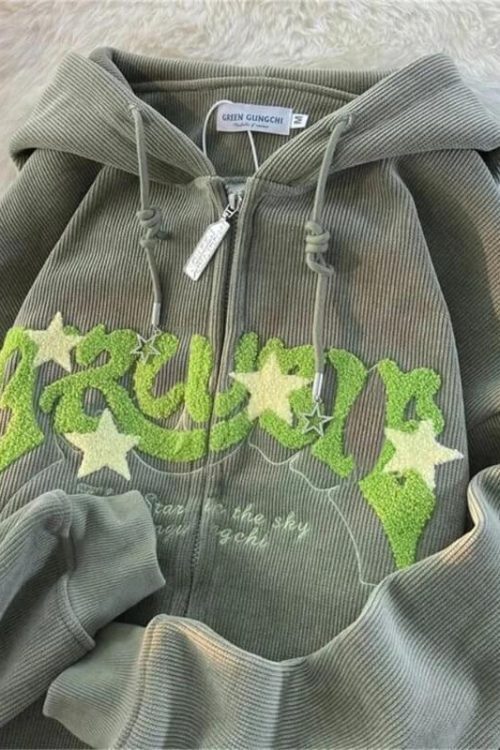 Y2K Oversized Graphic Hoodie