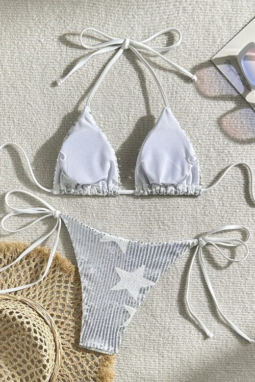 Y2K Star Bikini Set