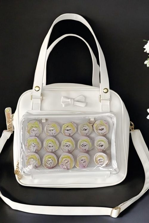 Yellow Ita Tote Bag for Pin Display