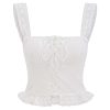 Flirty Babe Lace Up Corset Top
