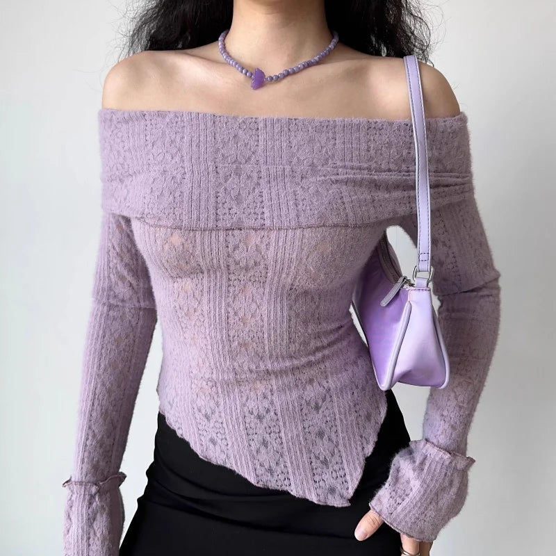Fold-Over Lace Top Fold-Over Lace Top