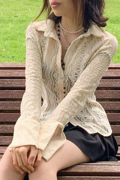 Lace Fairy Core Top