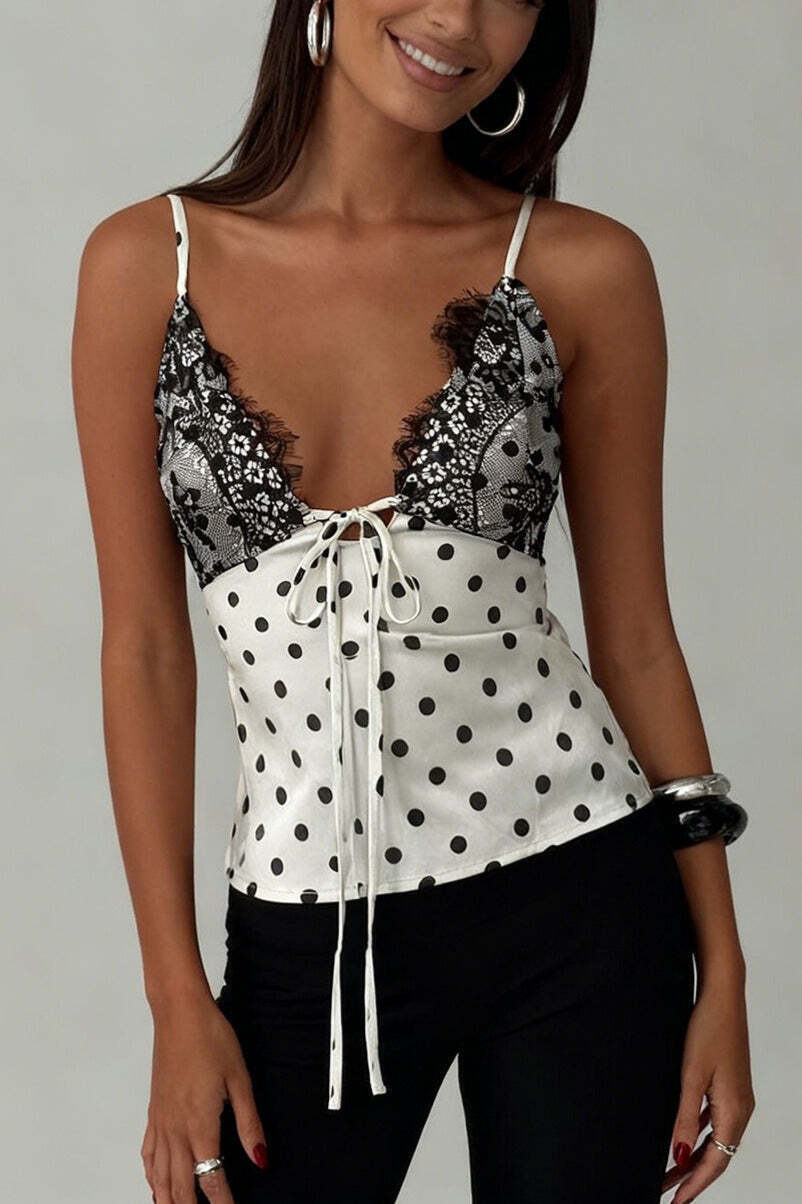 Satin Lace Cami With Jeans Outfit Ideas