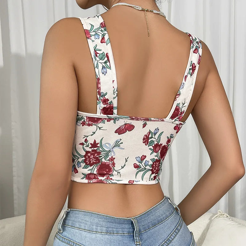 Lace-Up Corset Crop Top Lace-Up Corset Crop Top
