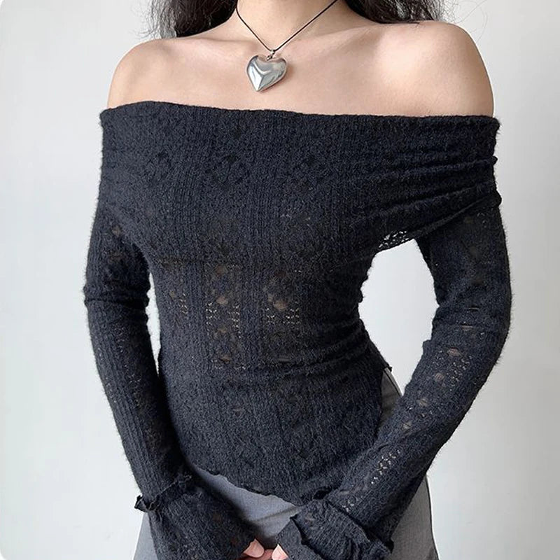 Fold-Over Lace Top Fold-Over Lace Top