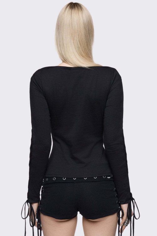 Kalee Lace-Up Top