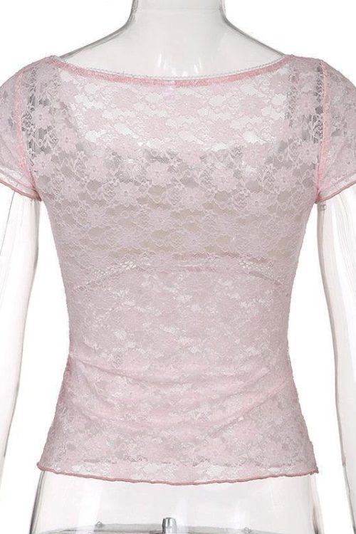Coquette Lace Detailed Top