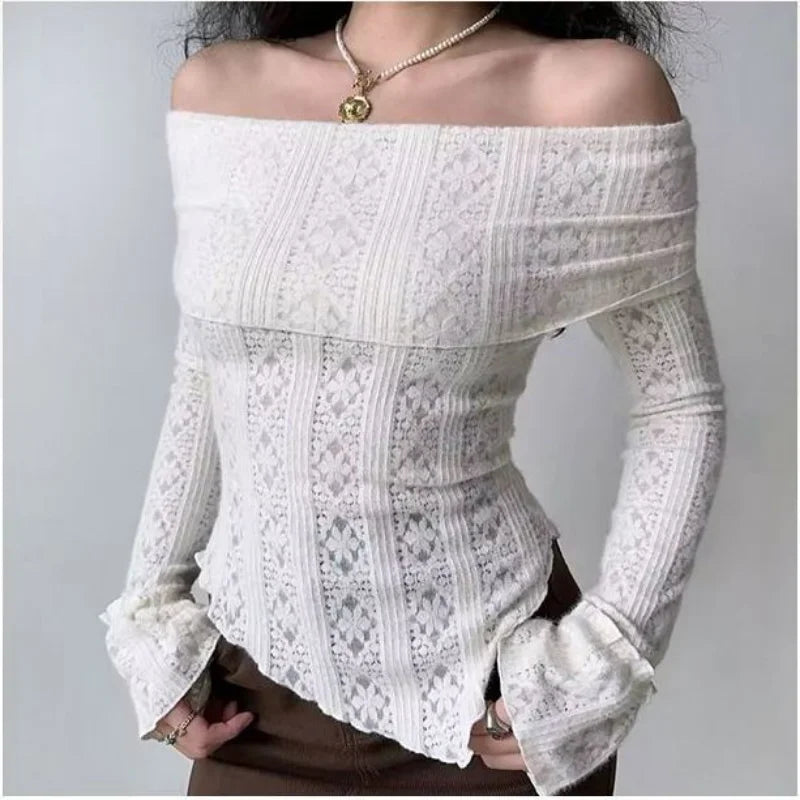 Fold-Over Lace Top Fold-Over Lace Top