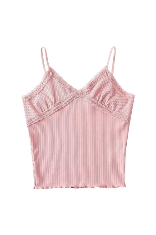 lolita-solid-color-v-neck-slim-lace-edged-panels-spaghetti-strap-camisole-top-12