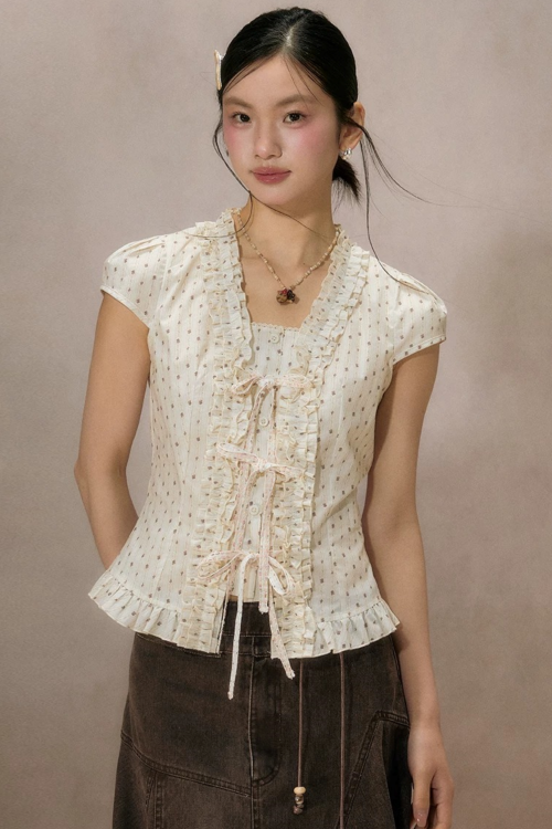 ruffled-lace-trim-blouse-1