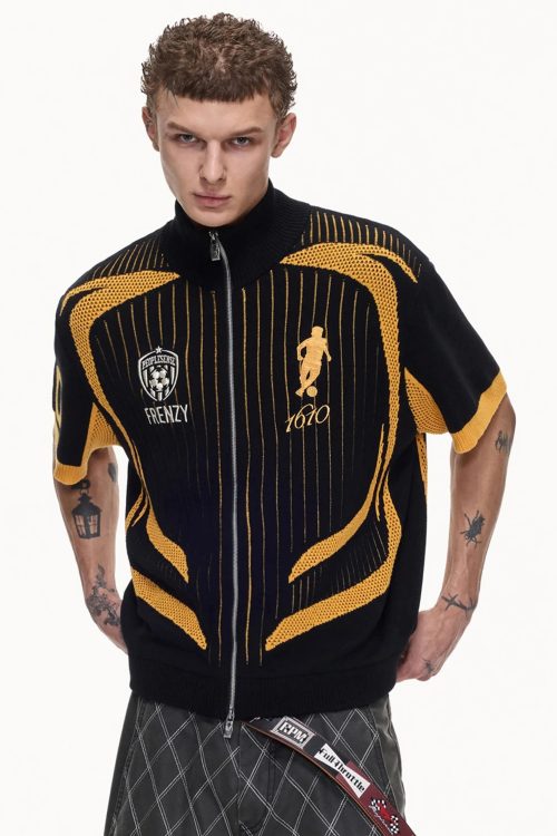 men-s-yellow-black-mesh-knit-polo-shirt-1