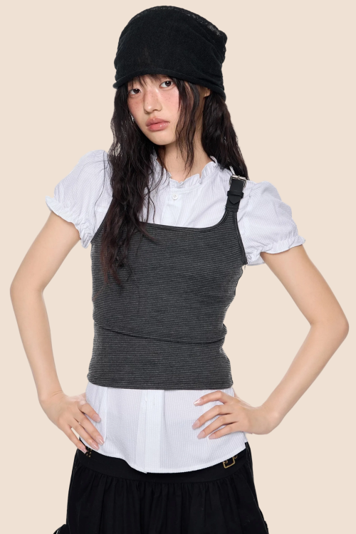 square-collar-belted-camisole-top-2