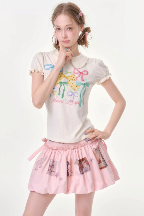 white-puff-sleeve-bow-print-t-shirt-7