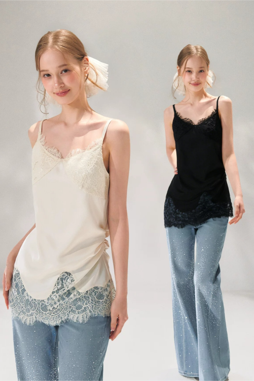 asgony-asymmetric-lace-trim-satin-camisole-2