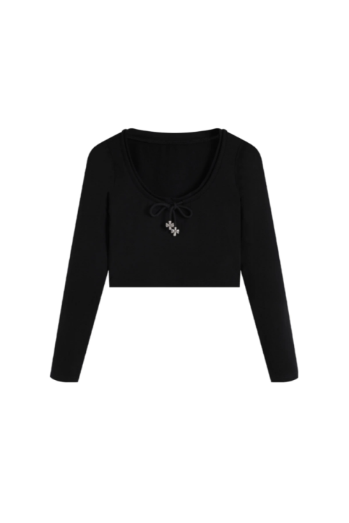 yj1ngzyzj-bow-low-cut-long-sleeved-top-8